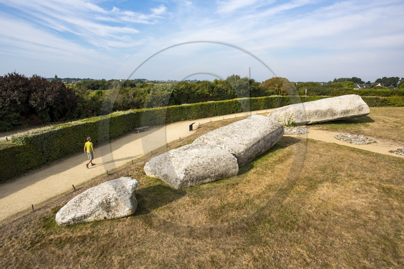 The Great broken menhir of Er Grah in Locmariaquer