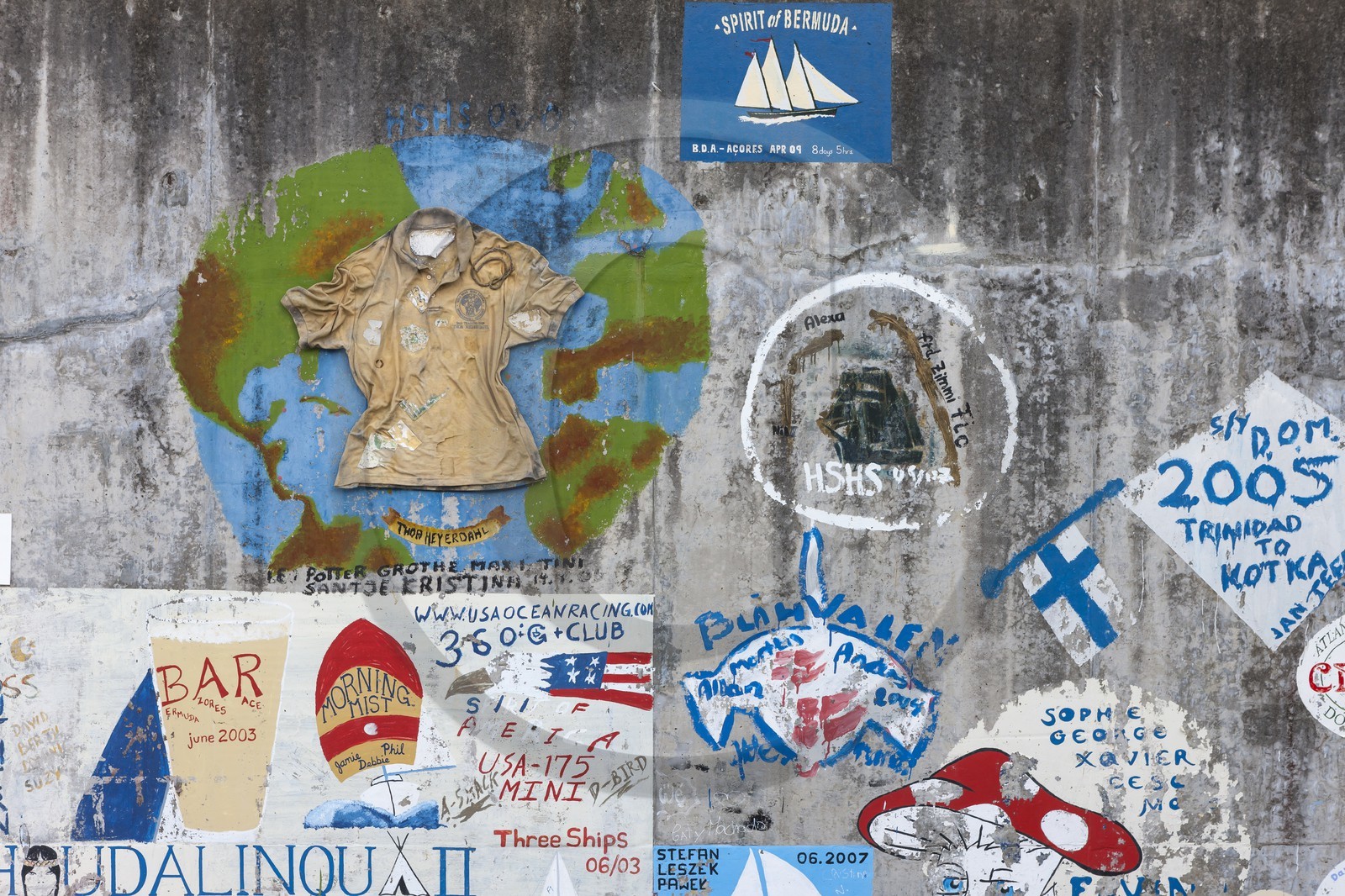 Le port d' Horta_Faial_Archipel des Açores Le port d' Horta_Faial_Archipel des Açores