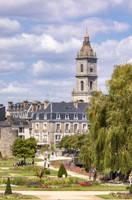 The garden of the ramparts in Vannes