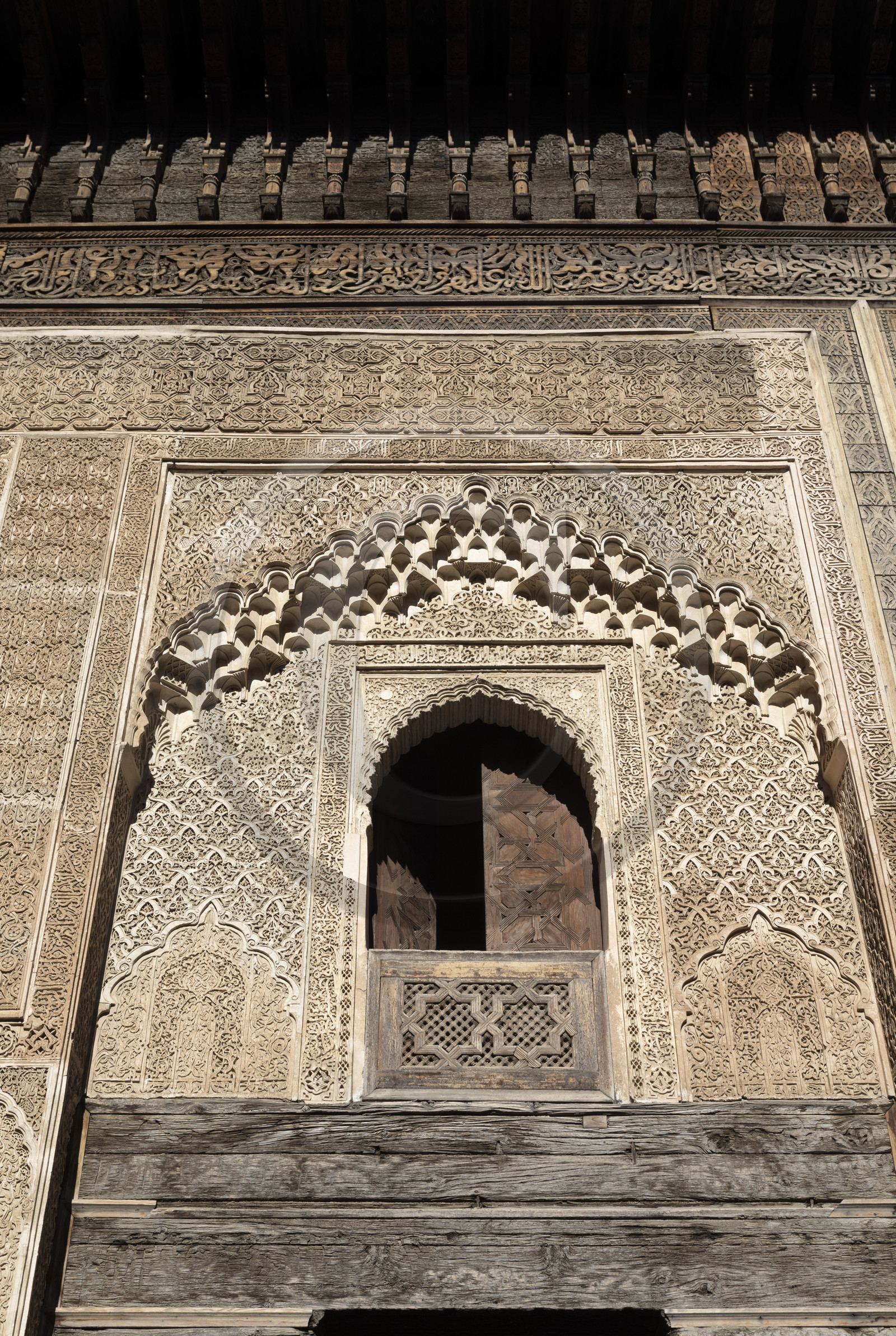 La Medersa Bou Inania dans la Médina de Fès au Maroc.