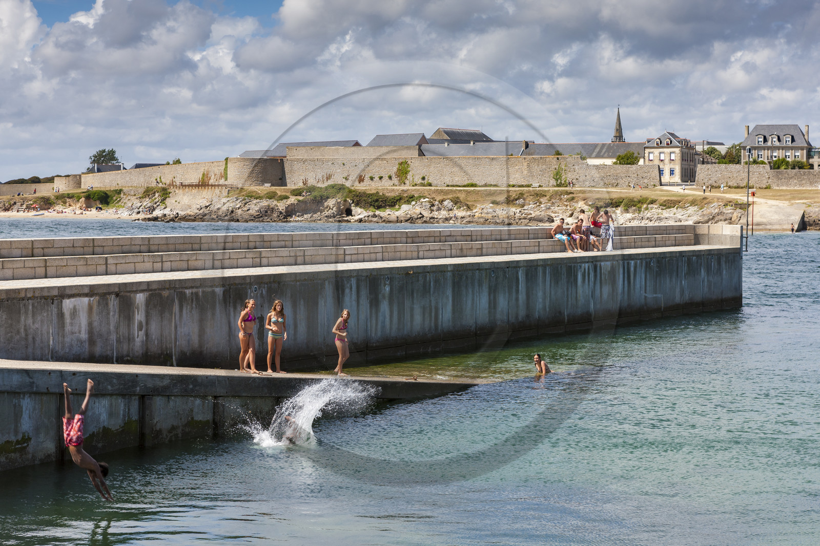 The port of Gavres