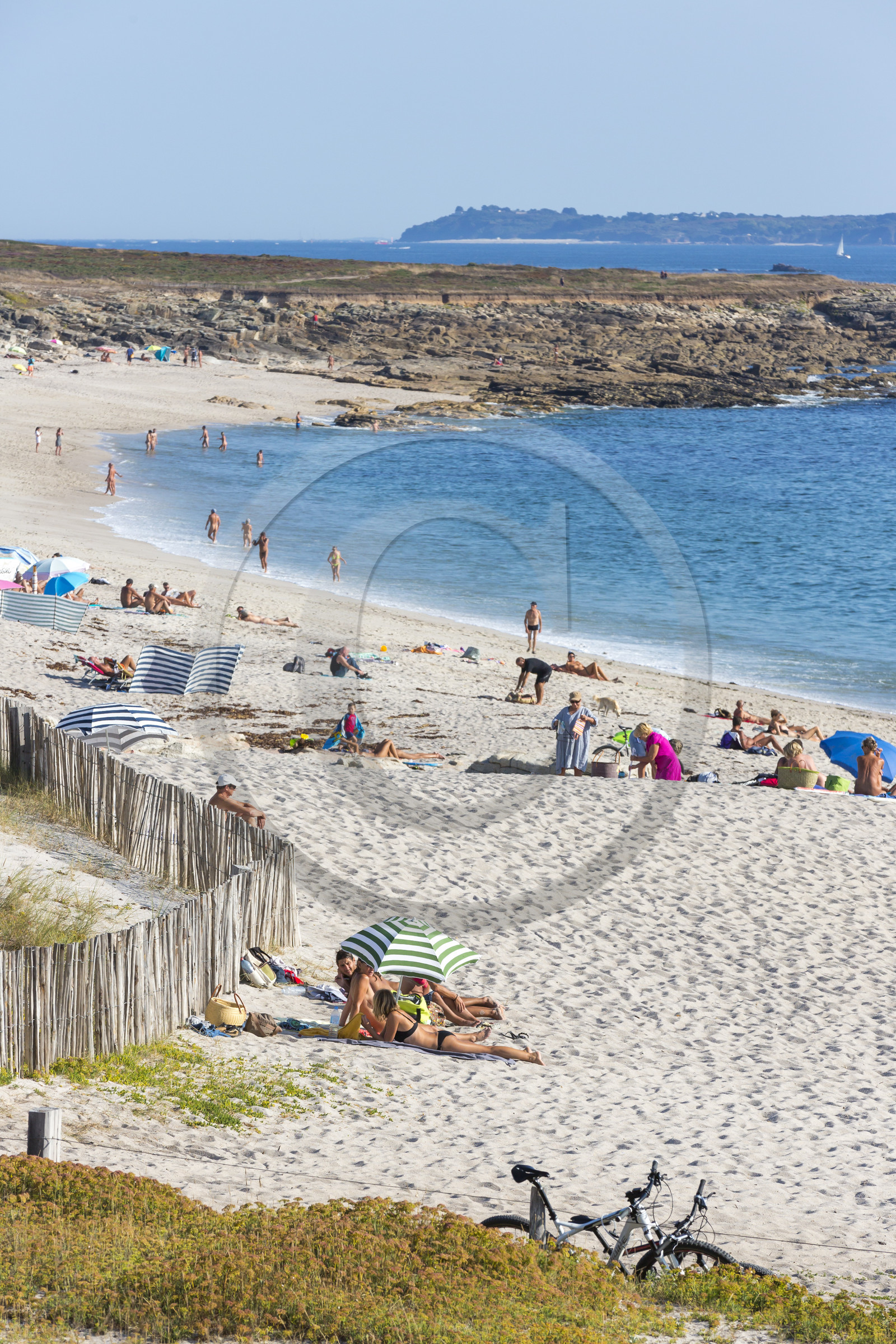 The beach of the Kaolin _ Ploemeur