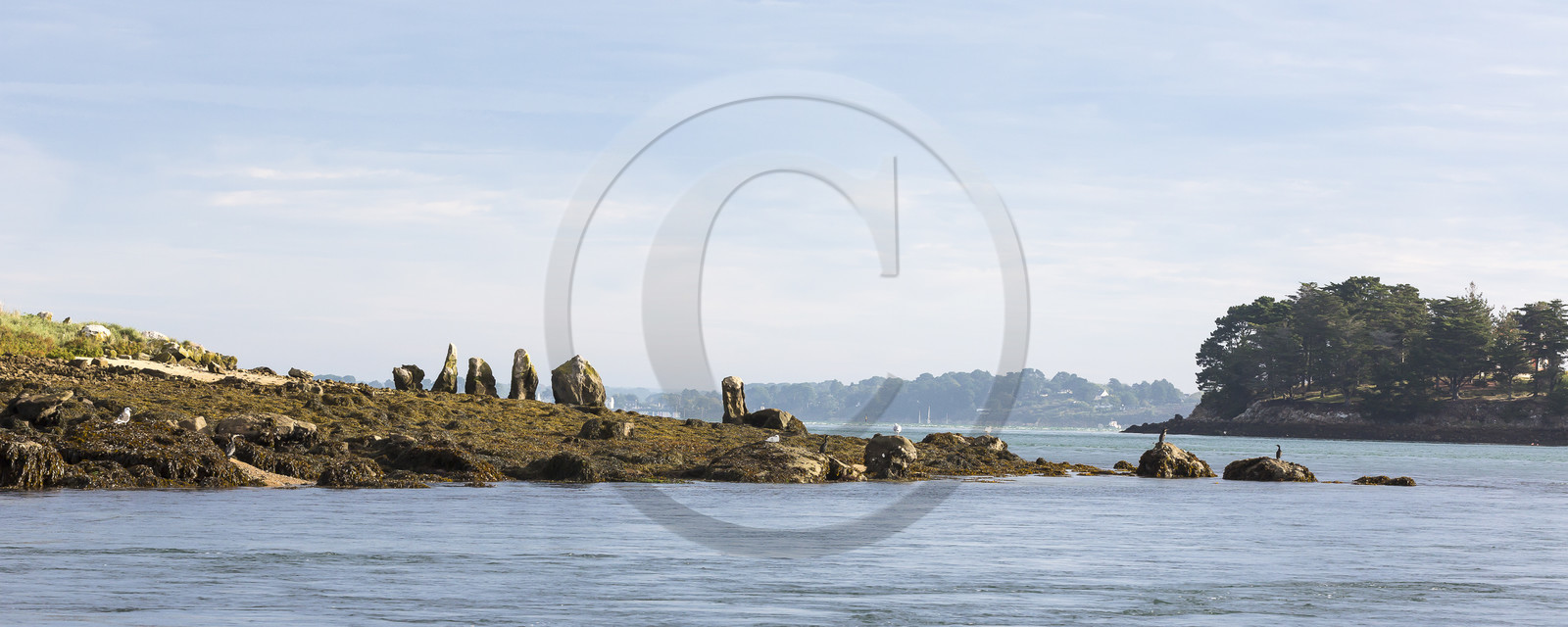 Er Lannic dans le golfe du Morbihan à Arzon Er Lannic dans le golfe du Morbihan à Arzon