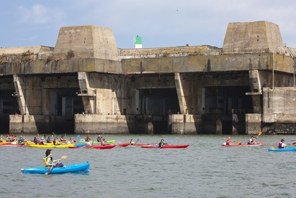 Rando kayak _ passage devant la BSM