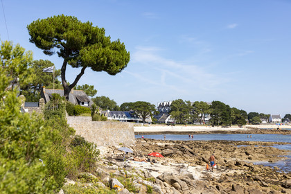 Petite crique proche de la plage de Beaumer à Carnac
