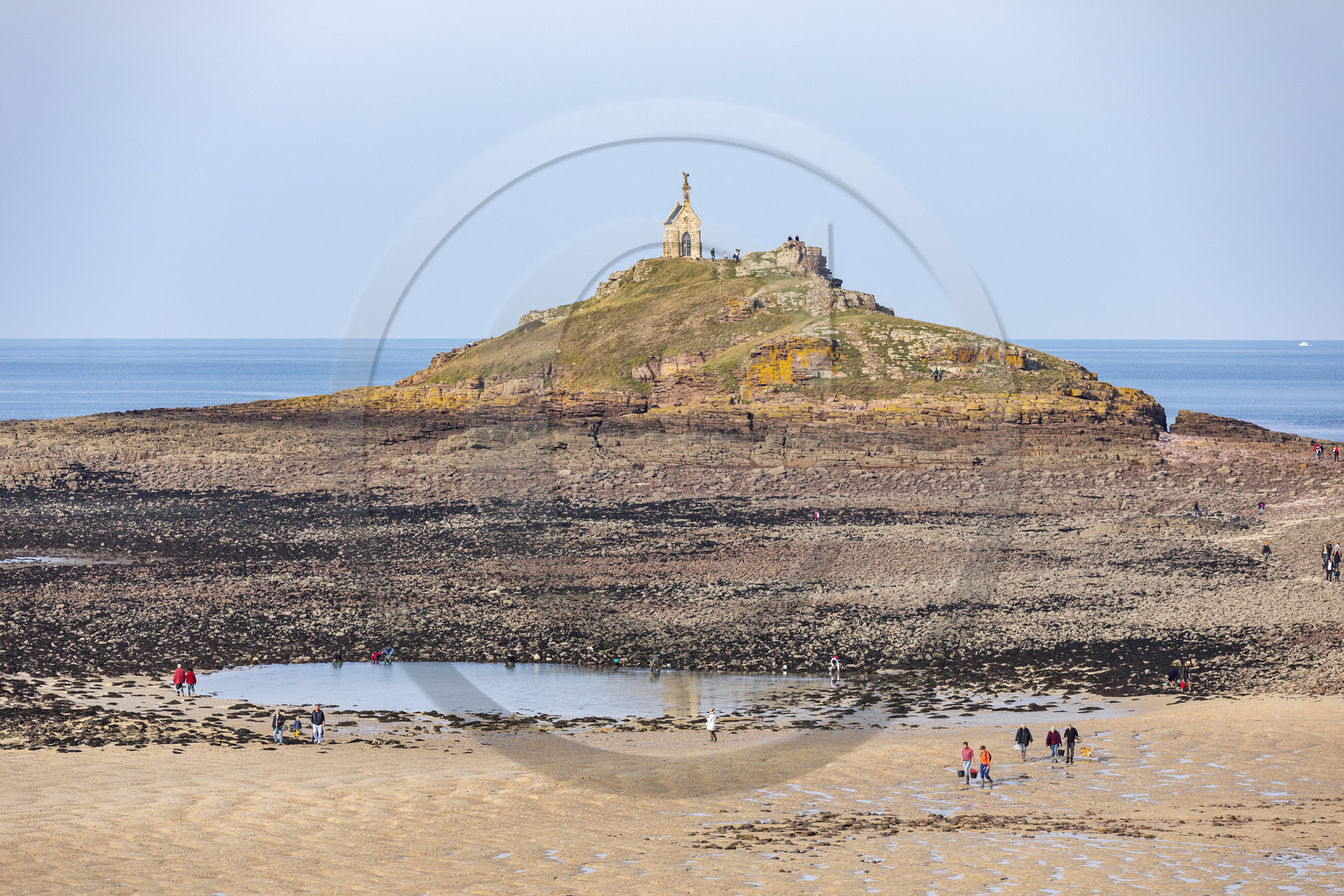 Plage de l'ilôt Saint-Michel à Erquy Plage de l'ilôt Saint-Michel à Erquy