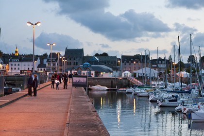 Le port de la Trinité sur mer lors de l' Armen Race.