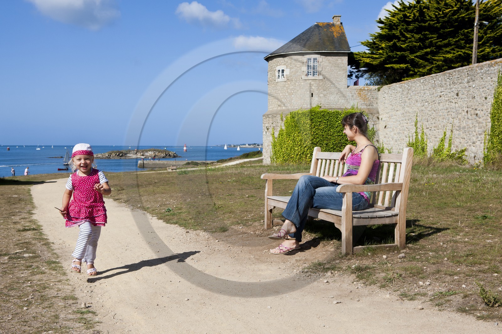 La promenade du Lohic _ Port-Louis _ Morbihan