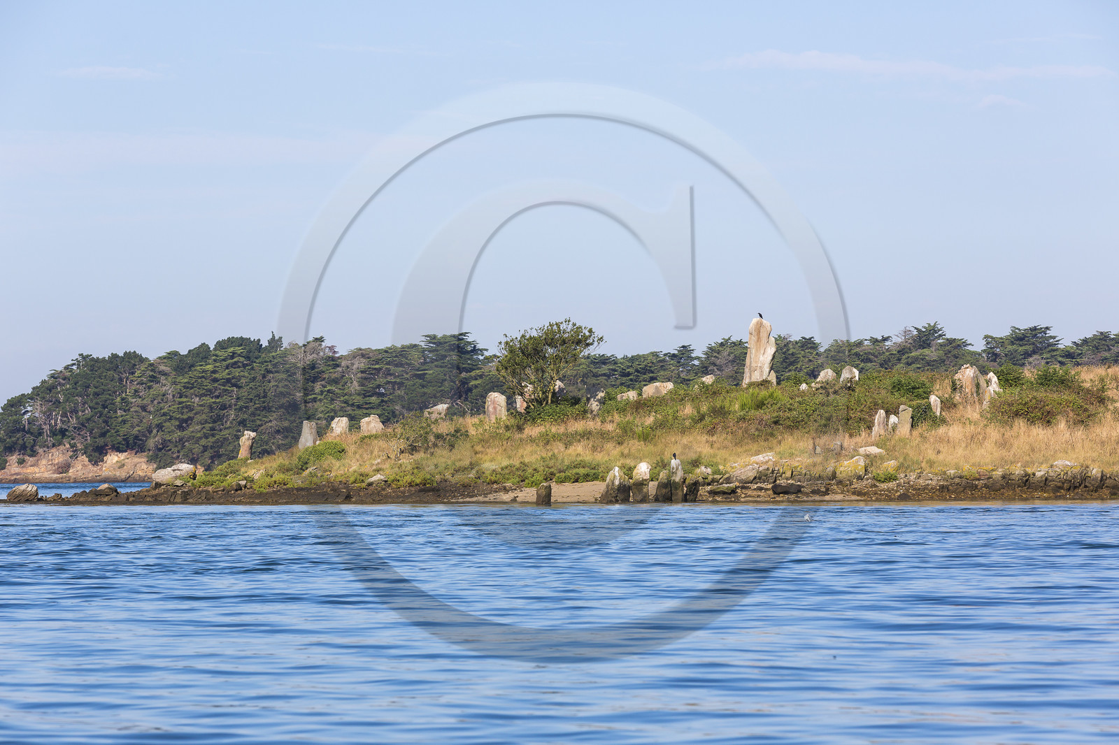 Er Lannic dans le golfe du Morbihan à Arzon Er Lannic dans le golfe du Morbihan à Arzon