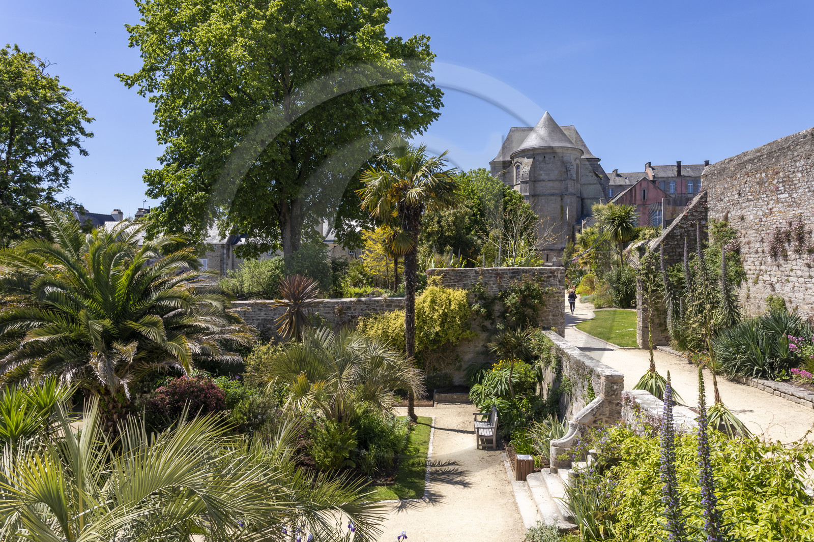 The retirement garden in Quimper