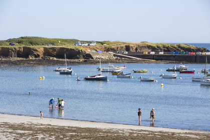 Plage de Locmaria à Grooic