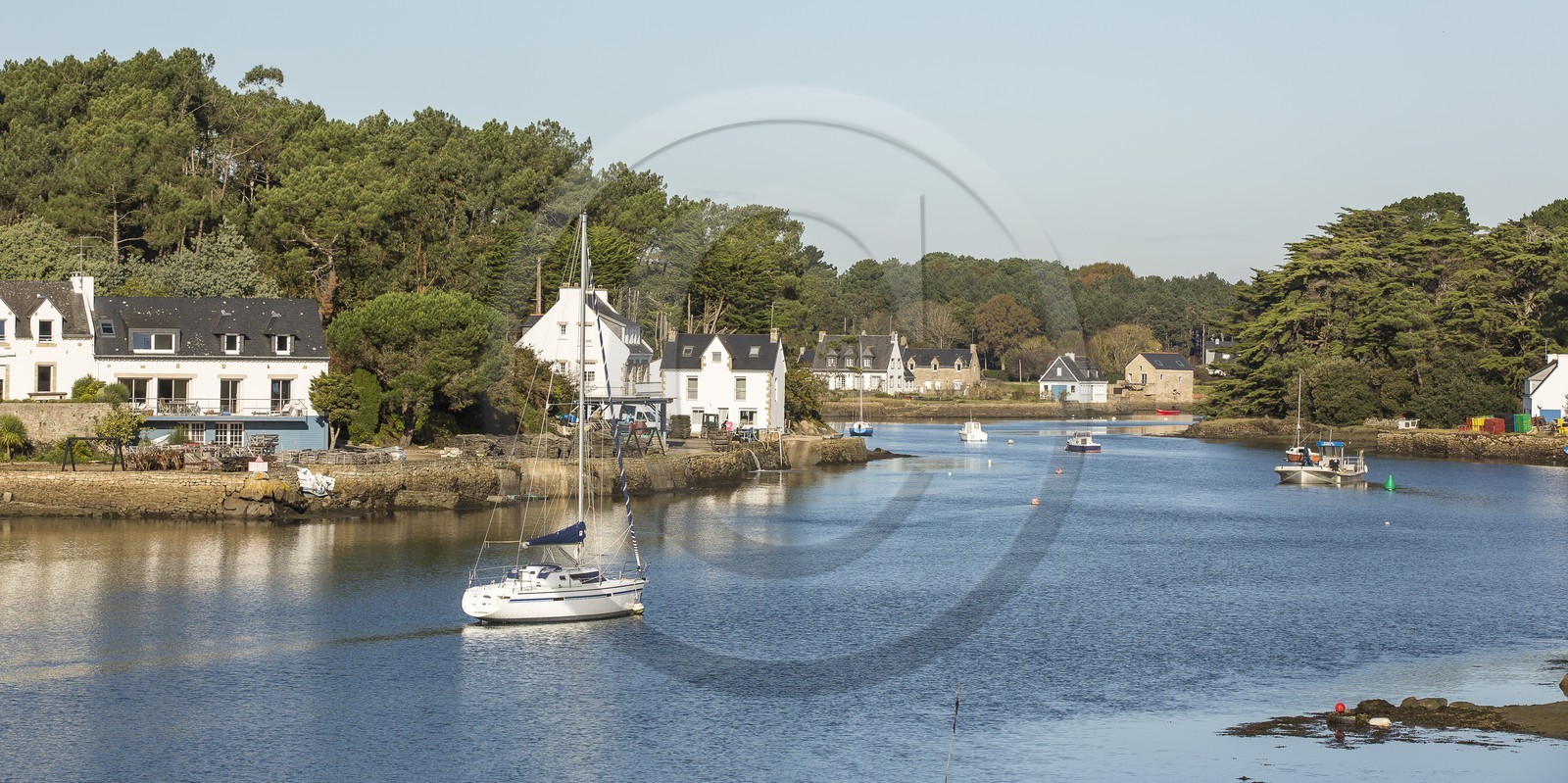 La Trinite vue depuis Saint-Philibert.