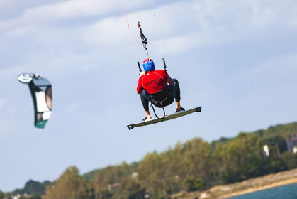 Kite-surf on the small sea of Gâvres