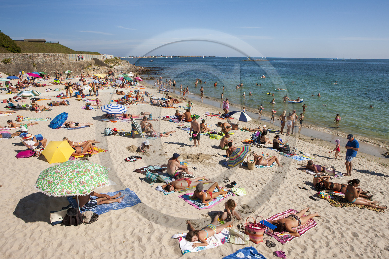 La plage de Locqueltas - Larmo-Plage La plage de Locqueltas - Larmo-Plage