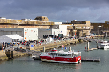 Lorient 27 October 2018 _ Arrival of the Tara at the base of submarines Lorient.