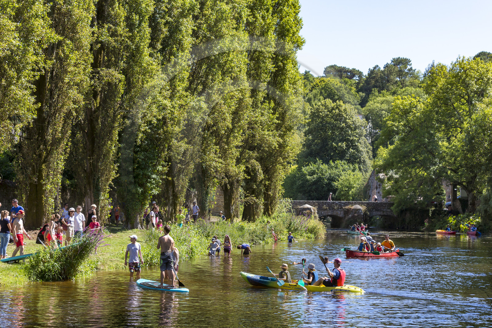 Canoeing and Kayaking on the Scorff.