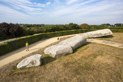 The Great broken menhir of Er Grah in Locmariaquer