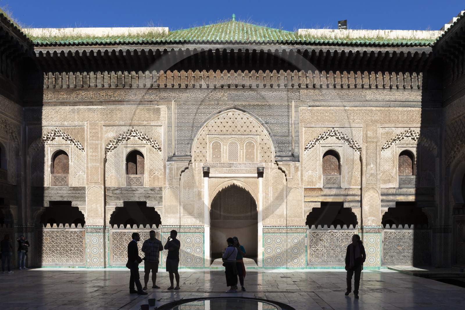 La Medersa Bou Inania dans la Médina de Fès au Maroc.