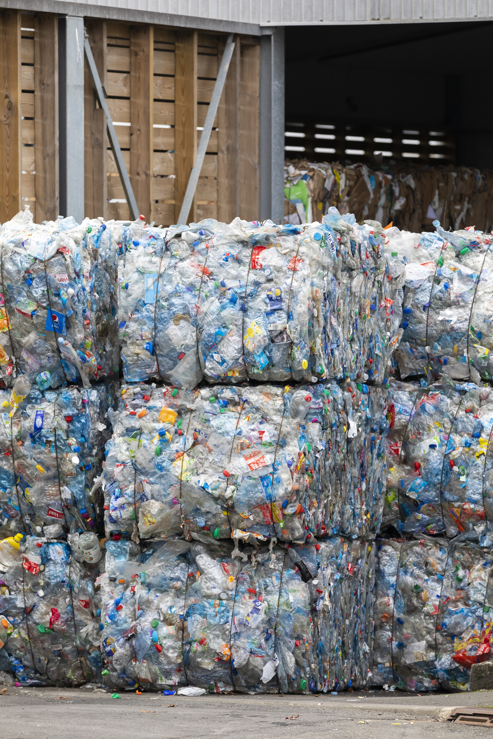 Waste sorting center in Caudan Waste sorting center in Caudan