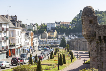 View from the ramparts of Hennebont