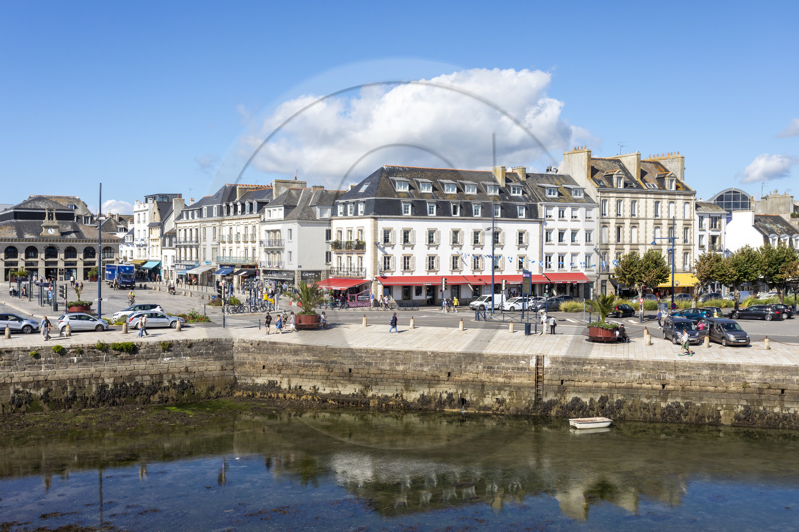 La ville de Concarneau dans le Finistère La ville de Concarneau dans le Finistère