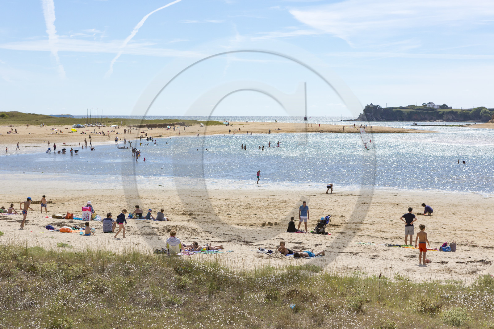Plage du Bas Pouldu à Guidel