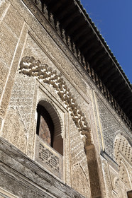 Medersa Bou Inania in the Medina of Fez in Morocco.