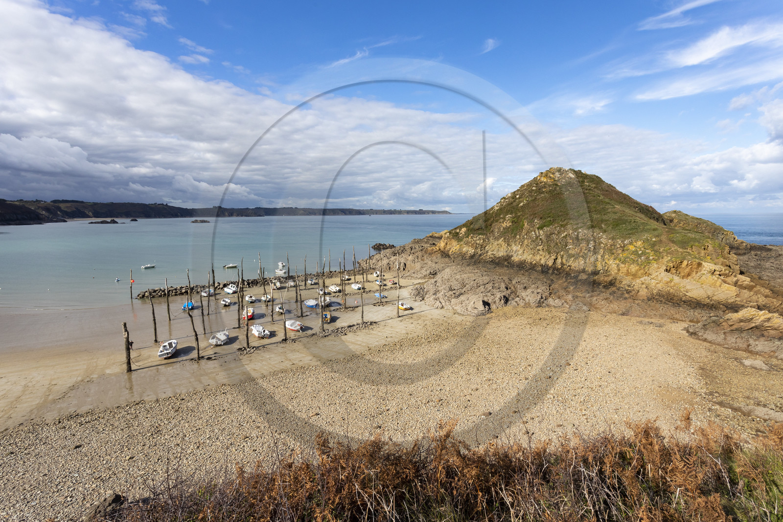 The port of Gwin Zégal in Plouha