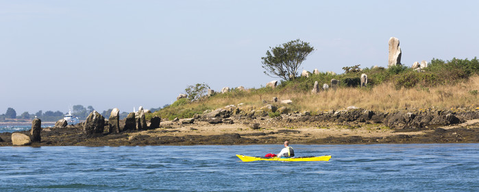 Er lannic in the Gulf of Morbihan in Arzon