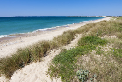 La plage de Lines à Gâvres