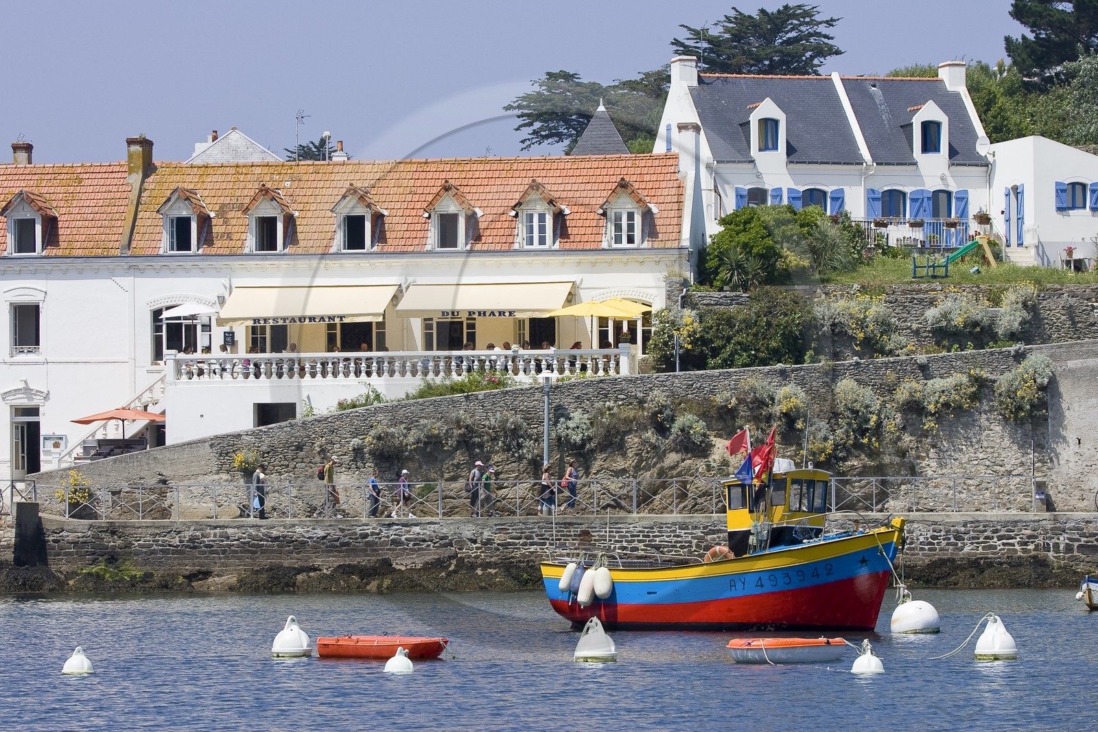 Le port de Sauzon_Belle-île en mer_Morbihan_France Le port de Sauzon_Belle-île en mer_Morbihan_France