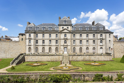 Le jardin et le château de l'Hermine à Vannes