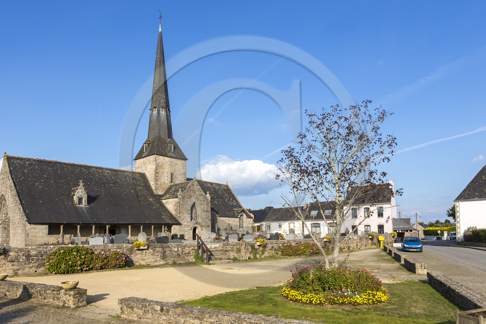 Le bourg de Calan Le bourg de Calan