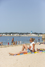 La plage des Pâtis à Port-Louis