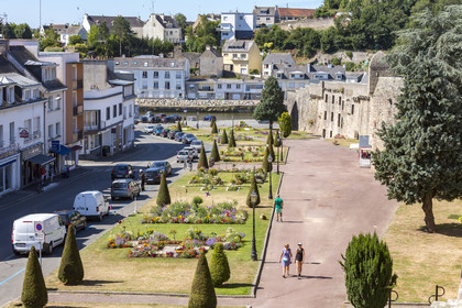 View from the ramparts of Hennebont