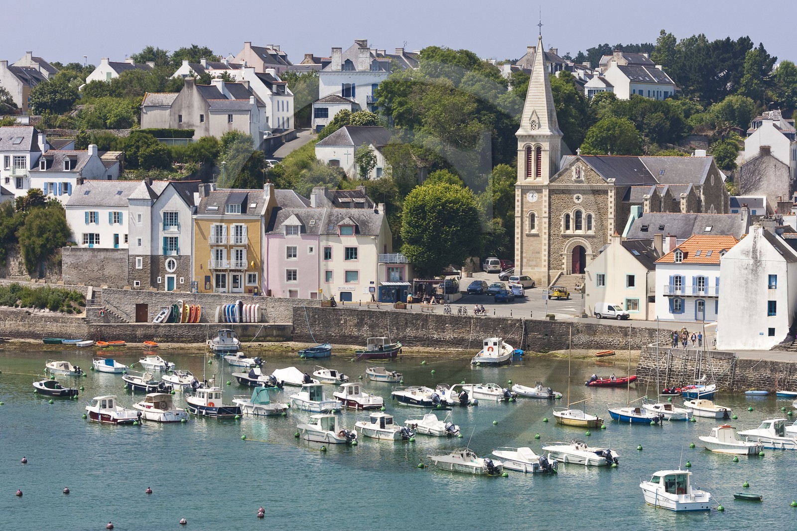 Le port de Sauzon_Belle-île en mer_Morbihan_France Le port de Sauzon_Belle-île en mer_Morbihan_France