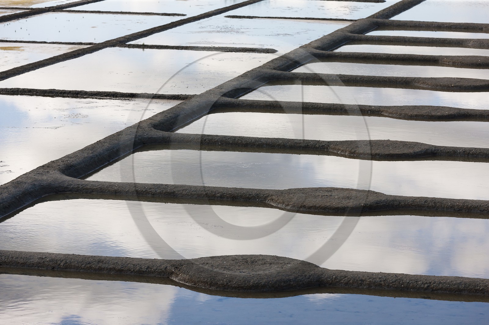 Les marais salant du site de Kervillen. La Trinite sur mer