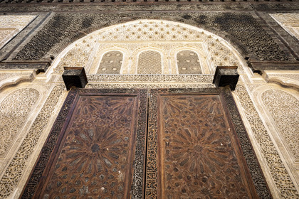 La Medersa Bou Inania dans la Médina de Fès au Maroc.