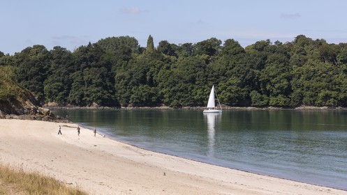 La plage de Vauvert à Saint-Jacut-de-la-mer