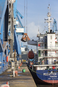 the commercial port of Lorient.