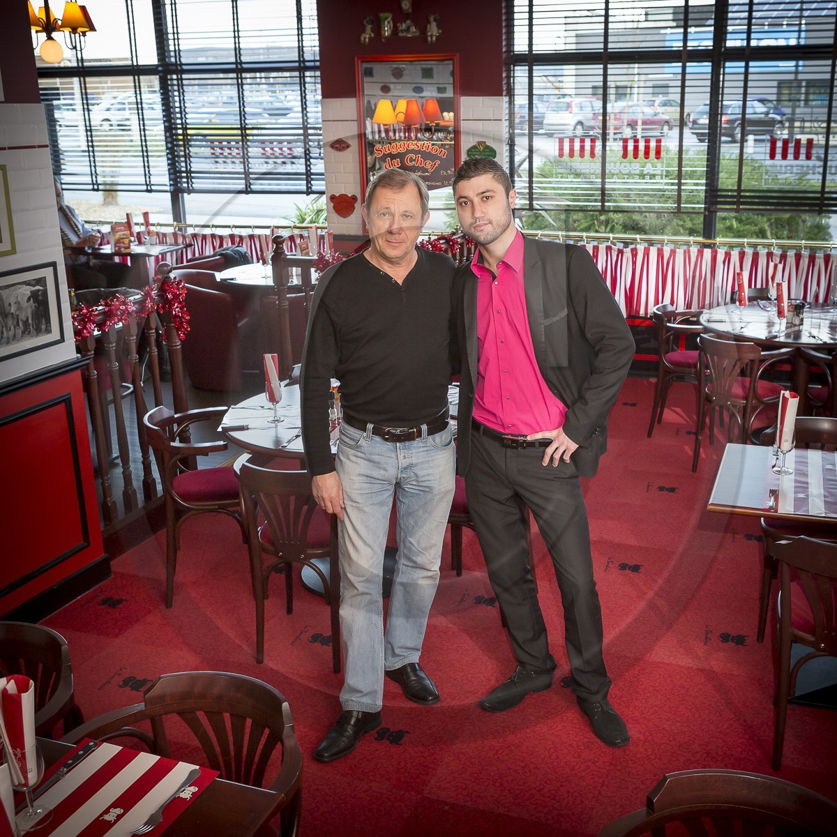 Mr Thierry Ruc et son fils