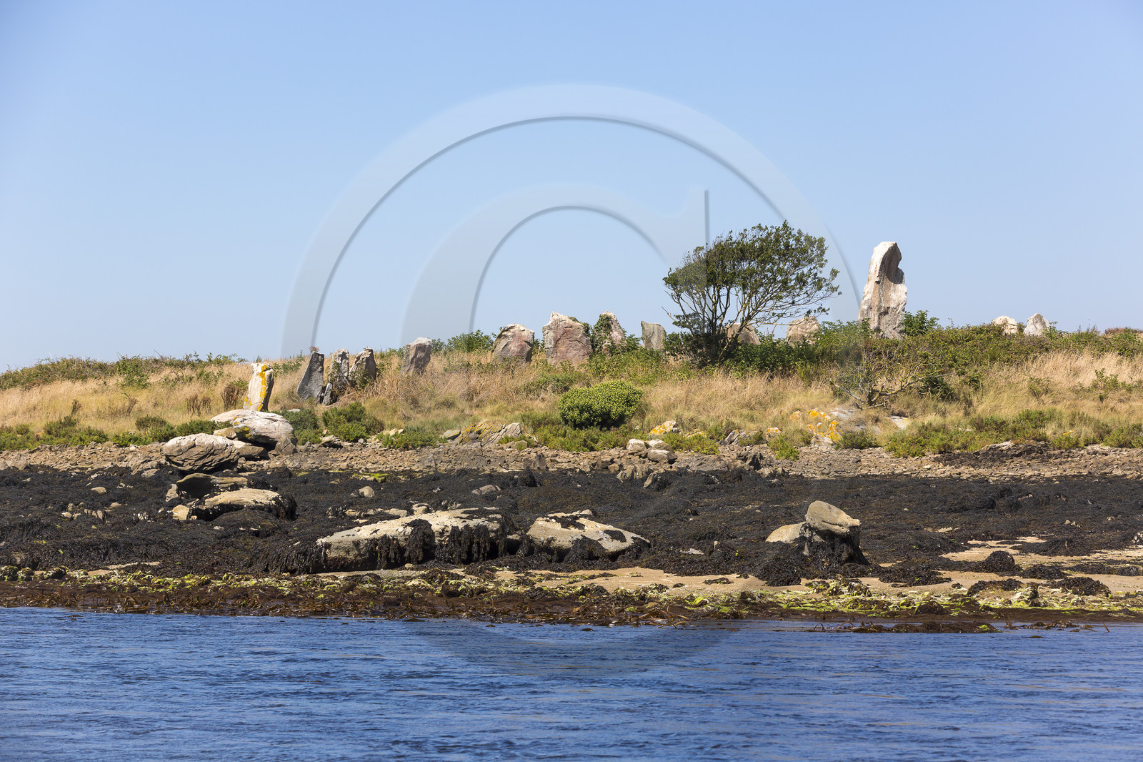 Er Lannic dans le golfe du Morbihan à Arzon Er Lannic dans le golfe du Morbihan à Arzon