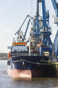 the commercial port of Lorient.