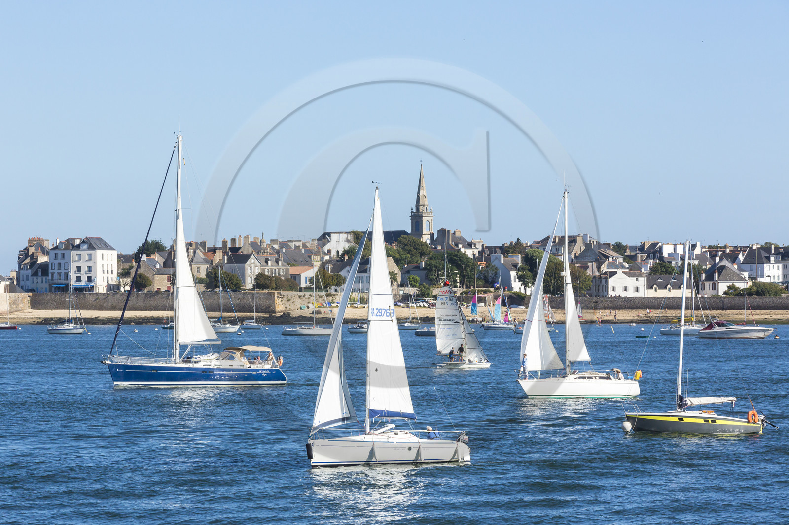 Rade de Lorient. Vue depuis Kernevel Rade de Lorient. Vue depuis Kernevel