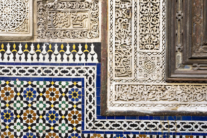 Mosque of Zaouia Sidi Ahmed Tijani in Fez in Morocco