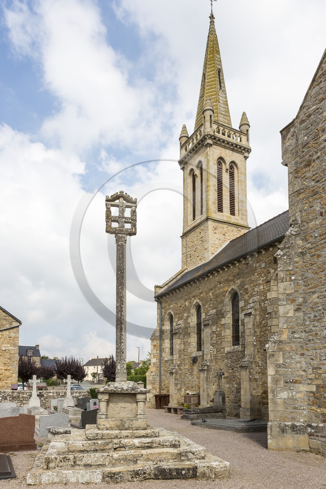 Calvaire de l' église de Saint Eloi _ Landébia Calvaire de l' église de Saint Eloi _ Landébia