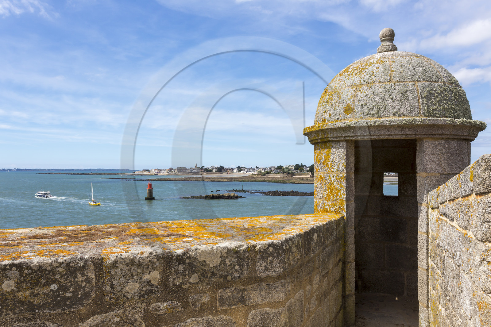 Rade de Lorient. Vue depuis Port-Louis Rade de Lorient. Vue depuis Port-Louis