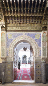 Moulay Idriss Mosque in Fez, Morocco