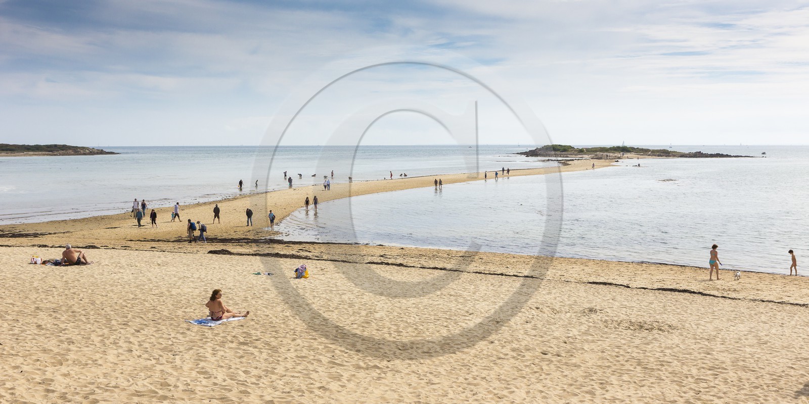 La plage du Men-Du _ La Trinité sur mer La plage du Men-Du _ La Trinité sur mer