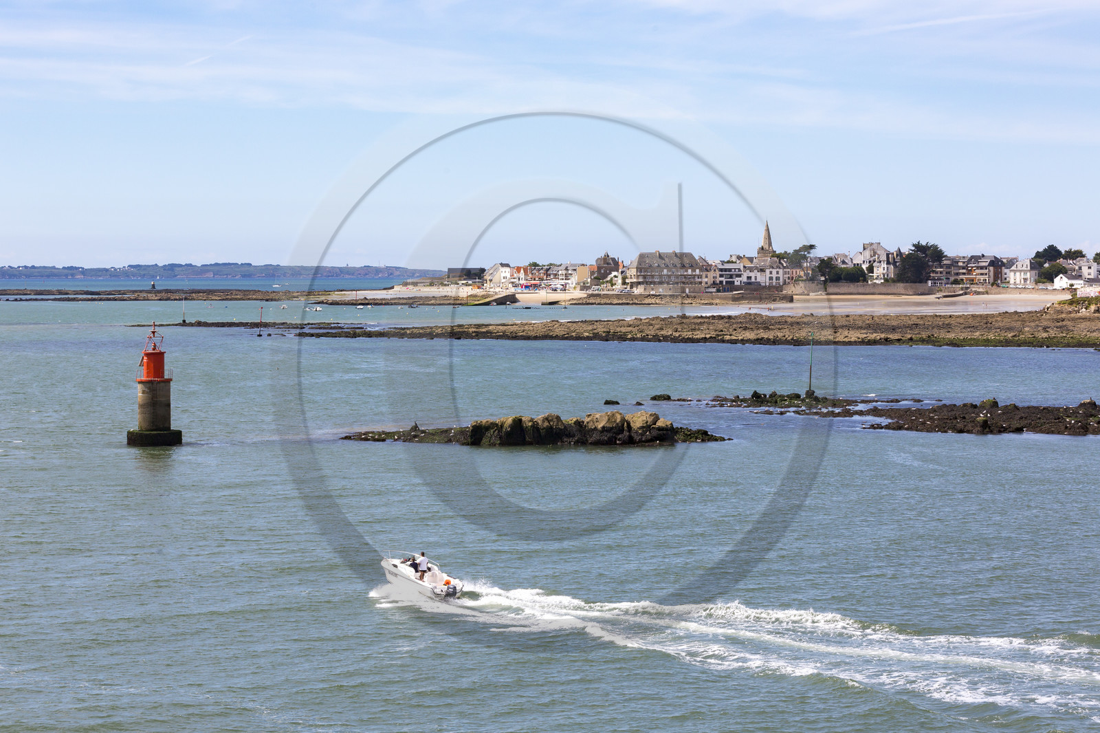 Rade de Lorient. Vue depuis Port-Louis Rade de Lorient. Vue depuis Port-Louis
